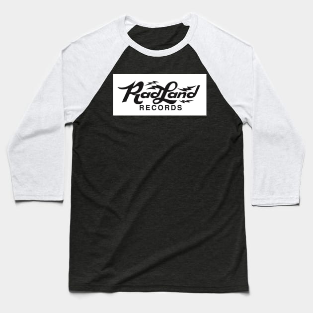 Radland Logo Baseball T-Shirt by radlandrecords